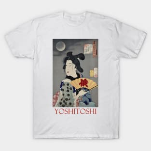 Brothel Geisha by Tsukioka Yoshitoshi T-Shirt